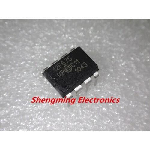 10PCS PIC12F675-I/P PIC12F675 12F675 DIP-8 Original