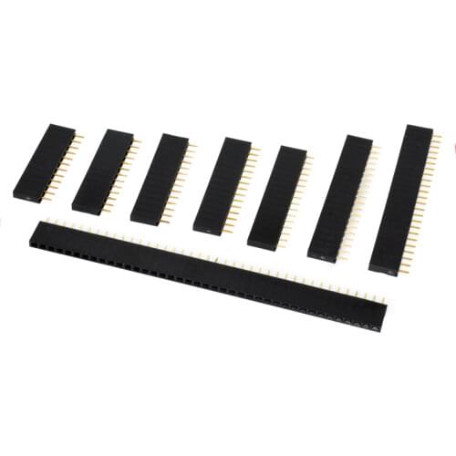 Free shipping 20PCS Single row of 2.54MM pitch 1 * 2P3P4P5P6P40P