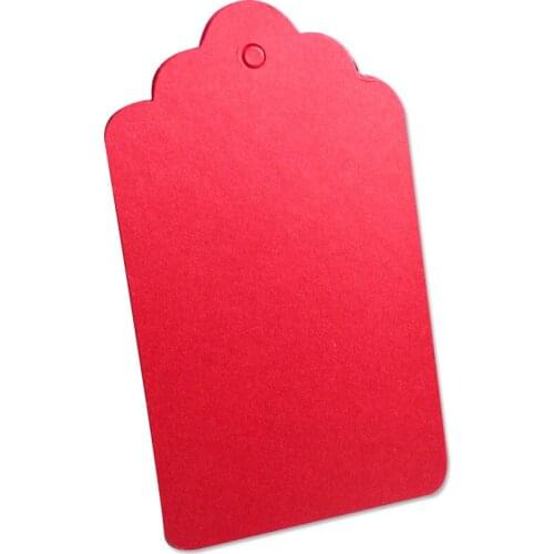 4X 7Cmdiy Red Flower Gift Box Blank Tag Baking Gift Message Card Bookmark Label