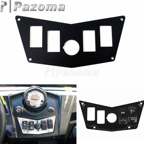 Black Dash Switch Panels Plate For Polaris RZR 800 RZR 900 XP RZR 570 2008-2017