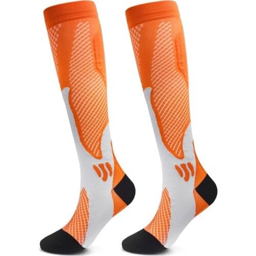33 Style New Compression Socks Running Stockings 20-30 mmhg Men Sports Socks Marathon Cycling Football Varicose Veins Running