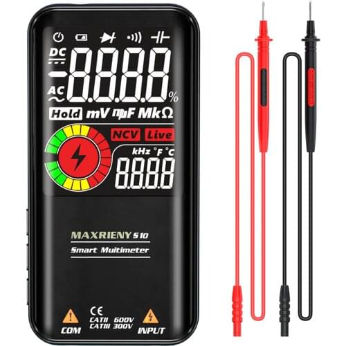 MAXRIENY S10/S11 Digital Multimeter Temperature NCV Voltage Resistance Capacitance Frequency Duty Ratio Diode Continuity Tester