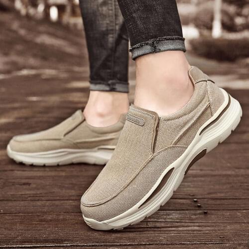 High Top Walking Shoes Calsado Summer Mens Shoes Athletic Moccasins Non-Leather Casual Breathable Sneakers Running-Shoes Tennis
