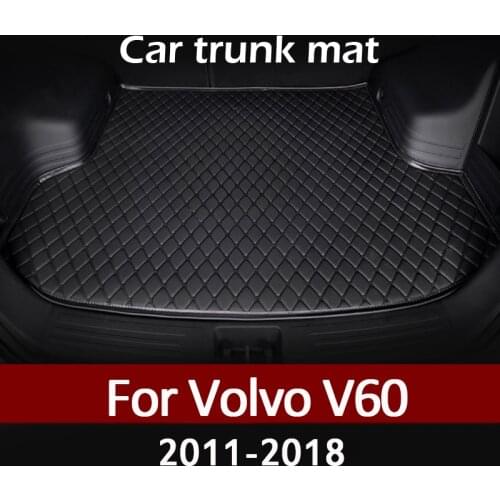 MIDOON Car trunk mat for Volvo V60 2011-2017 cargo liner carpet interior accessories cover