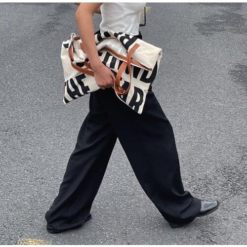 Summer woman cozy classic trousers