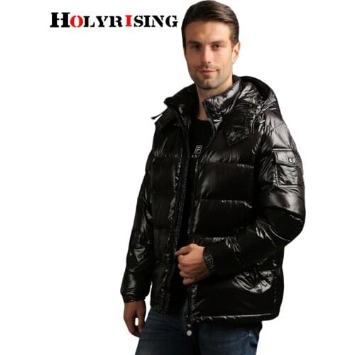 2020 new mens down jacket short shiny thickened classic 90% white duck down jacket men warm windbreaker doudoune hiver homme