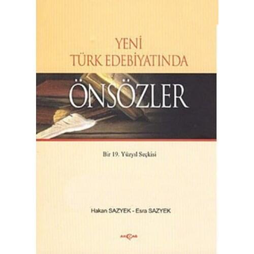 New Turkish Literature In the Prefaces Hakan Sazyek, Esra Sazyek Akçağ Broadcasts