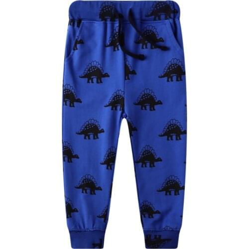 Funnygame New 2021 Cartoon Childrens Long Pants Cotton Cute Boys Girls Sweatpants for Autumn Spring Kids Trousers Pants