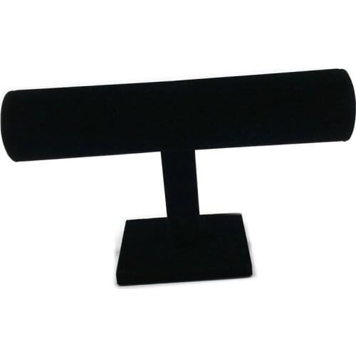Real New Jewelry Display Jewelry Box Free Shipping 1pcs Bracelet Bangle Velvet T-bar Display Stand