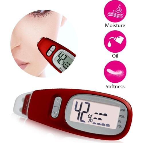 Professional LCD Display Precision Skin Care Tester Moisture Oil Content Facial Skin Analyzer Face Care Health Monitoring