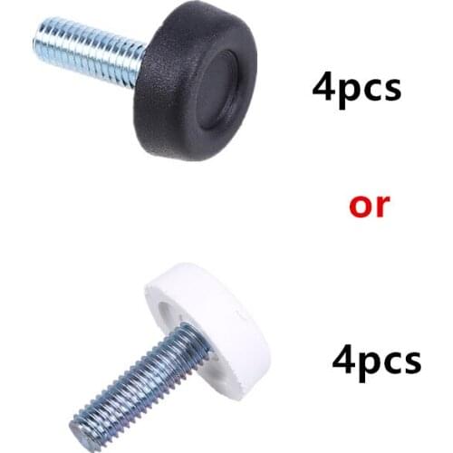 4piece Furniture Adjustment 24 Flat M8 Screw Adjustable Feet Furniture Glide Leveling Furniture Legs Foot Tool DIY Hardware Part