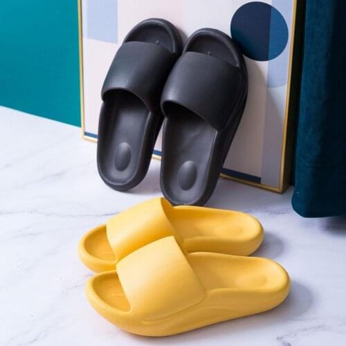 Bathroom Shower Slippers Non-Slip Thick Sole Sandal For Women Men Beach High Heels Shower Thick Soft Sole Ladies Boys Girls