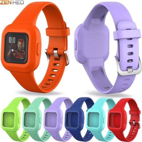 Silicone Watchband For Garmin Fit JR3 Bracelet Strap Replacement Wristband Belt For GarminFit JR3 Children Watch Band
