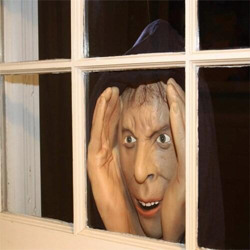 Scary Tapping Decor Halloween Decoration Funny Motion Activated Gag Prop For Haunted House Garden Statues Halloween Sculptures