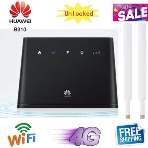 Original Unlocked HUAWEI B310S-22 B310 150M 4G LTE CPE WIFI ROUTER modem with sim card slot 4G FDD 800/900/1800/2100/2600MHZ
