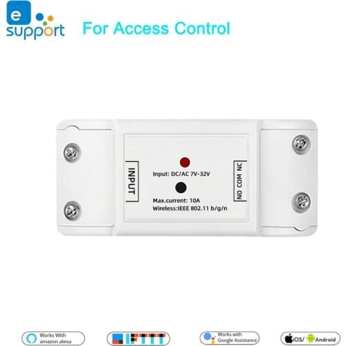 EWeLink wifi switch DC 5V 12v 24v 32v Inching/Self-Locking wireless Relay Smart home Automation door access remote control