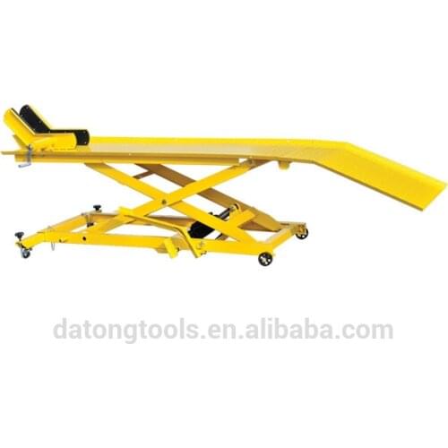 1000LB Air Motorcycle Lift ATV Bike Stand Jack Table With Vise