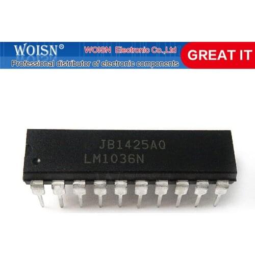 2pcs/lot LM1036N LM1036 DIP-20 In Stock