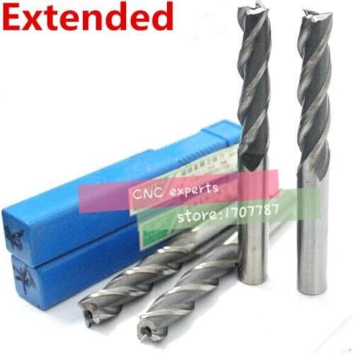 5pcs /set 3F-2.0~10.0 HSS & Extended Aluminium End Mill Cutter CNC Bit Milling Machinery tools Cutting tools.Lathe Tool