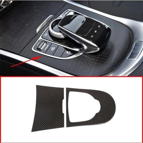 For Mercedes Benz G Class W463 G500 G63 19-20 Car styling ABS Central Control Decorative Panel Trim Interior Car Accessories2pcs