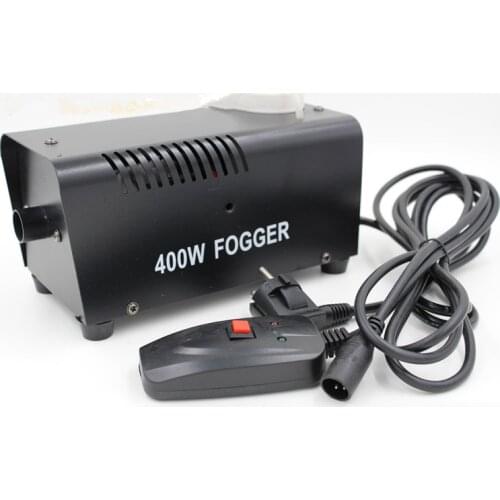 Hot sale mini 400W Wire control fog machine pump dj disco smoke machine weedding party stage Lamp black machine
