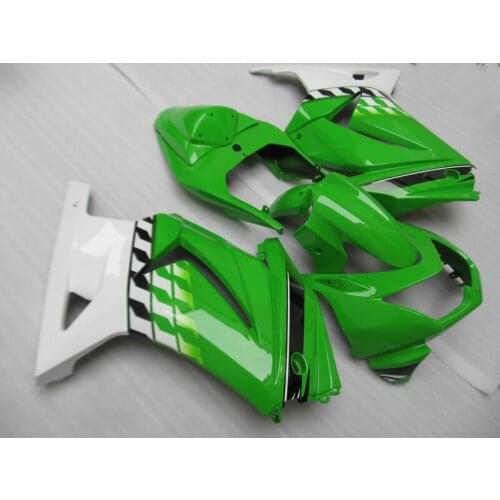 Injection Mold Fairing kit for KAWASAKI Ninja ZX250R 08 09 10 12 ZX 250R EX250 2008 2012 Green white Fairings set+gifts VX36