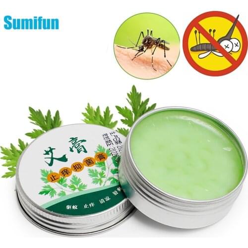 20g Wormwood Anti-Itch Cream Mosquito Bite Cream Repair Cream Itching Swelling Relief Refresh Dizziness Herbal Ointment P0104
