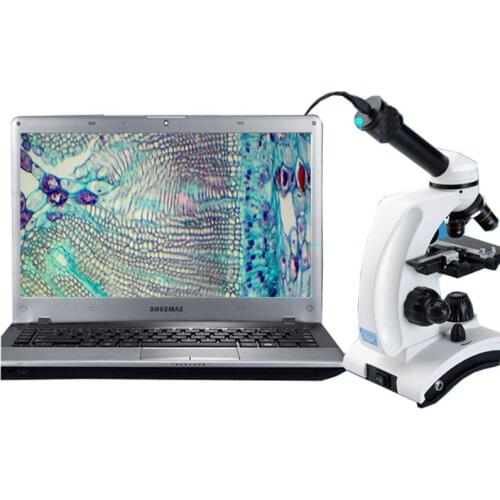 Microscope electronic eyepiece monocular Student Lab education LED