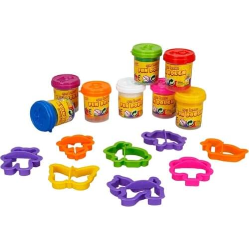 Crafy Fun Dough 8 Color Play Dough Set