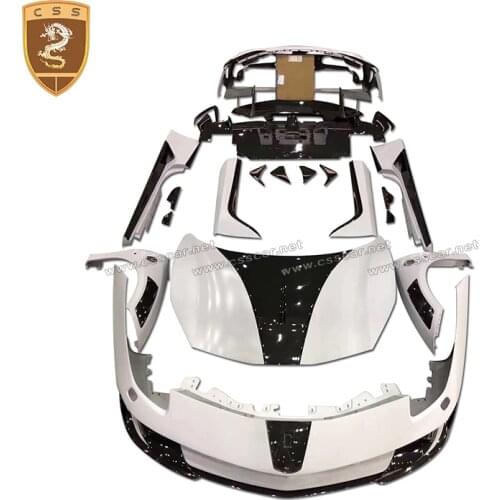 New Fashion M Style carbon fiber FRP body kit for Ferrari-488 GTB high quality carbon fiber aerokit kit CSSYL auto accessories