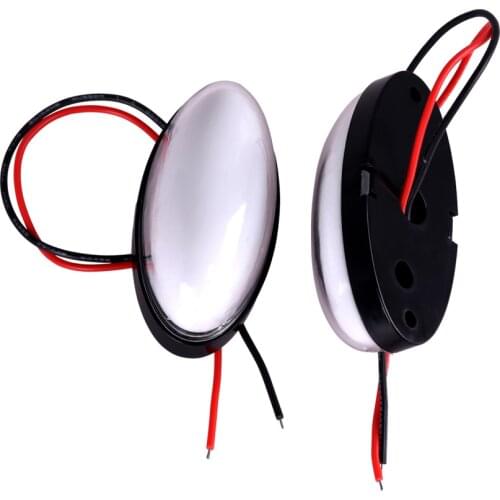 2Pcs 12V / 24V LED Side Marker Lights Car External Lights Warning Tail Light Auto Trailer Truck Lorry Lamps