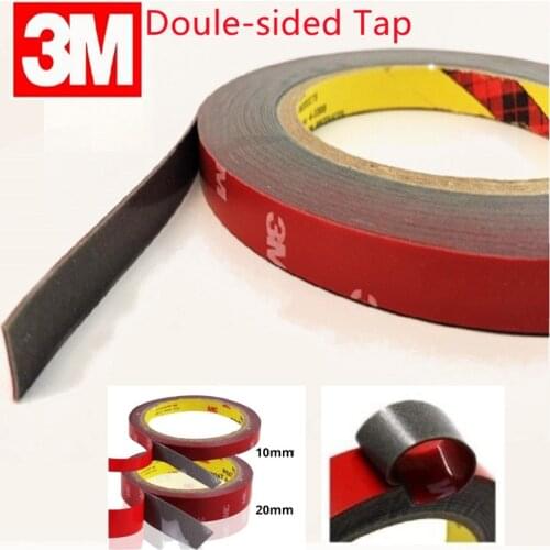 3M Black Heavy Duty Mounting Double Sided Tape Adhesive Acrylic Foam 6MM 8MM 10MM 12MM 15MM 20MM 30MM 40MM Anti-High Temperature