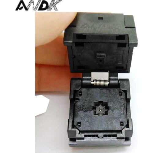 QFN16 MLF16 Burn in Socket IC Test Socket IC550-0164-005-G Pitch 0.5mm Chip Size 3*3 Flash Adapter Clamshell Programming Socket