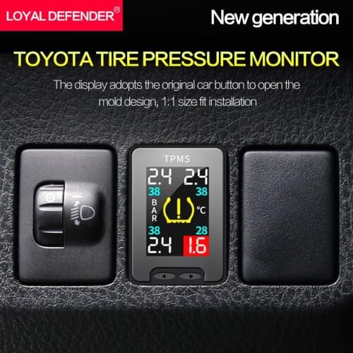 OBD TPMS for toyota IZOA/CHR Tire Pressure real-time Monitoring System no tire removal security alarm car modification