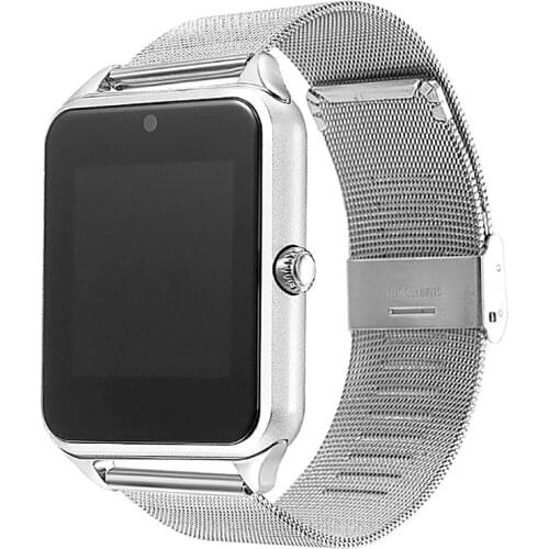 Smart watch metal steel belt watch card sim super long standby bluetooth sports multifunction smart phone watch