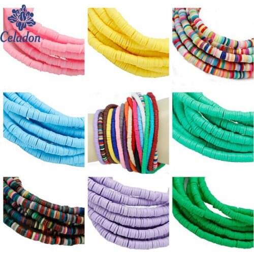 Super Value 400pcs/lot Decoration Polymer Clay Chip Disk Loose Spacer Beads For Sewing Accessories Embellishment Wholesale