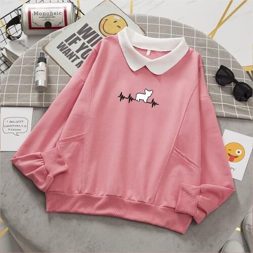 Cartoon Print Hoodie Animal Aesthetic Clothes Oversized Tracksuit Women Casual Loose Ulzzang Sweetshirt for Girls Winter Tops