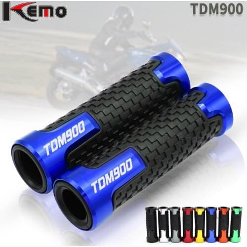 For YAMAHA TDM900 TDM 900 7/8" 22mm Universal Motorcycle Accessories CNC Aluminum Handlebar Hand Grips Handle Bar End Grip