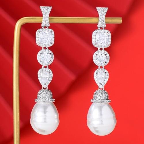 GODKI 75mm Long Twist Dance Belt African Earring For Women Wedding Party Indian Dubai Bridal Jewelry boucle d'oreille femme Gift