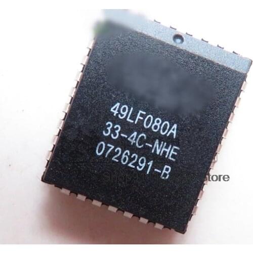 10Pcs/lot SST49LF080A-33-4C-NHE 49LF080A SST49LF080A 49LF080A33-4C-NHE PLCC32
