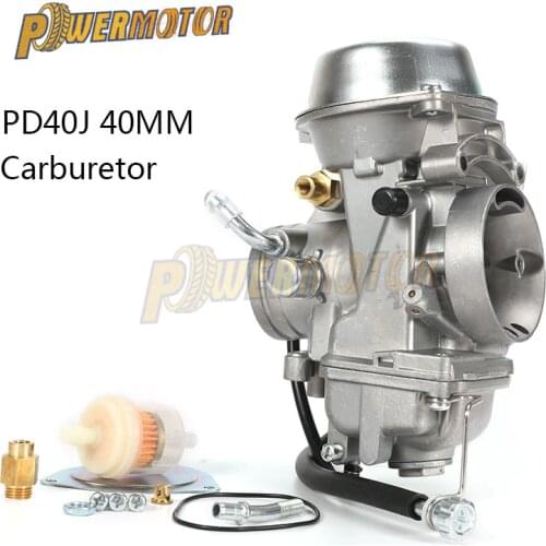 40mm PD40J 4 Stroke Motorcycle Carburetor Vacuum Carburetor Case ATV Quad Carb For POLARIS SCRAMBLER 500 4X4 SPORTSMAN 500 Worke