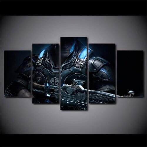Framed 5 Pieces/set Movie Poster Series Wall Art For Wall Decor Home Decoration Picture Paint on Canvas Wholesale/FREE ART
