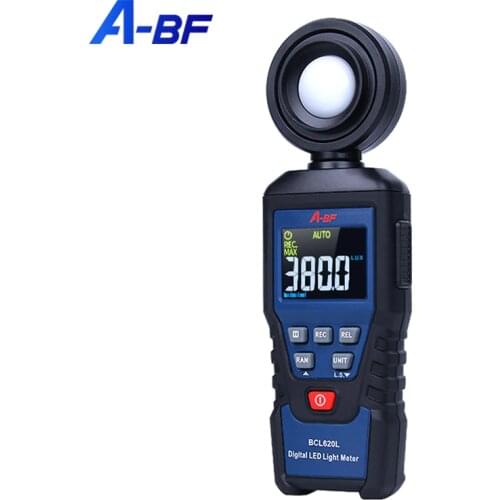 A-BF Digital Photometer Illuminometer Max Min Brightness Tester Luxmeter Photography Lighting Test Flow Light Meter Lux Fc Test