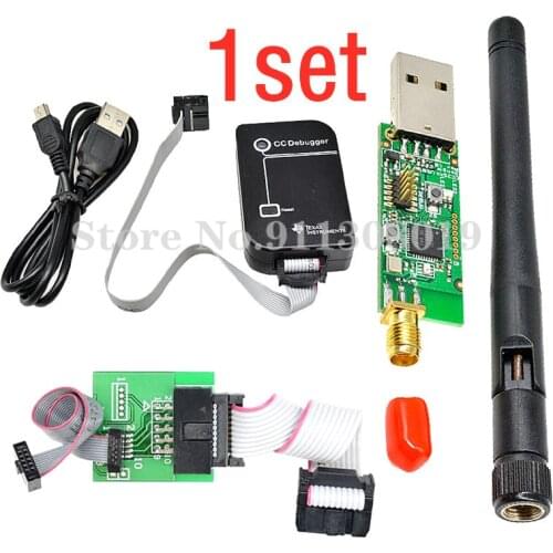 CC2531 Zigbee Emulator CC-Debugger USB Programmer CC2540 CC2531 Sniffer with antenna Bluetooth Module Connector Downloader Cable