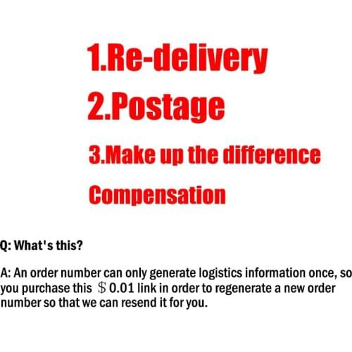 This Link Is ONLY for Re-delivery,Only Used for The Purchase of Our Designated Customers. Thank You for Your Understanding