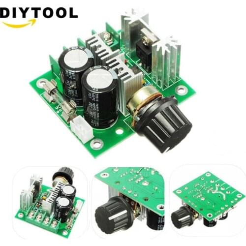 DC12V-40V 10A Pulse PWM Motor Speed Controller with Knob DC Motor Speed Control Switch