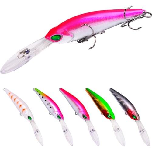 1 PCS 95MM 6G Minnow Fishing Lure Floating Water Artificial Hard Baits Wobblers Saltwater Artificial Baits Fishing Tackle