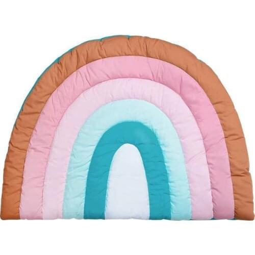 N7ME Creative Rainbow Baby Play Mat Floor Crawling Rug Children Playmat Pad Carpets