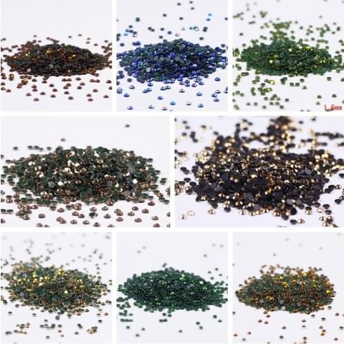 Round Acrylic Rhinestones Crystal And Stones Flatback Rhinestone No Hole For Clothing Craft DIY Nail Art Decorations Rhinestones