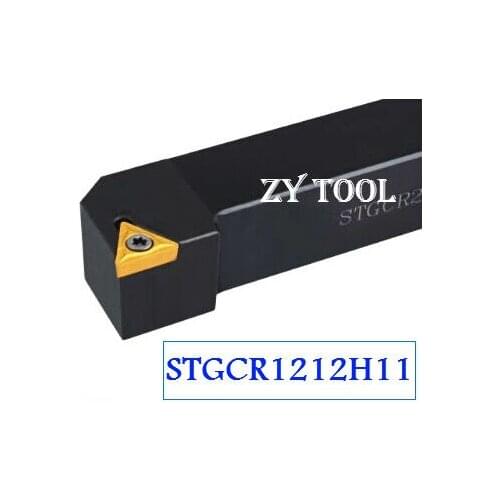 STGCR1212H11 12*12*100MM Metal Lathe Cutting Tools Lathe Machine CNC Turning Tools External Turning Tool Holder S-Type STGCR/L